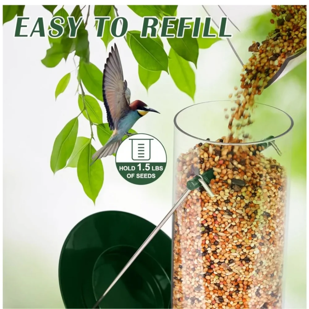 Green Bird Feeer 2 Pack